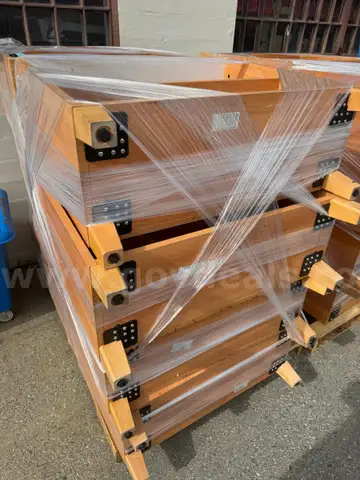 6 SHORT OFFICE SHELVES