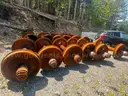 (16) COMPLETE RAILROAD WHEEL AXLE AND BEARING SETS