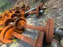 (16) COMPLETE RAILROAD WHEEL AXLE AND BEARING SETS