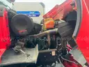 2014 Volvo VHD Tri/A Flatbed Truck w/ 2015 Moffett M8 55.4P Truck Mounted Forklift