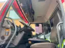2014 Volvo VHD Tri/A Flatbed Truck w/ 2015 Moffett M8 55.4P Truck Mounted Forklift