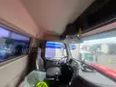 2014 Volvo VHD Tri/A Flatbed Truck w/ 2015 Moffett M8 55.4P Truck Mounted Forklift