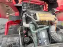 2014 Volvo VHD Tri/A Flatbed Truck w/ 2015 Moffett M8 55.4P Truck Mounted Forklift