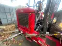 2014 Volvo VHD Tri/A Flatbed Truck w/ 2015 Moffett M8 55.4P Truck Mounted Forklift