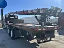 2013 Peterbilt 365 Flatbed w/ Cleasby Roofing Conveyor