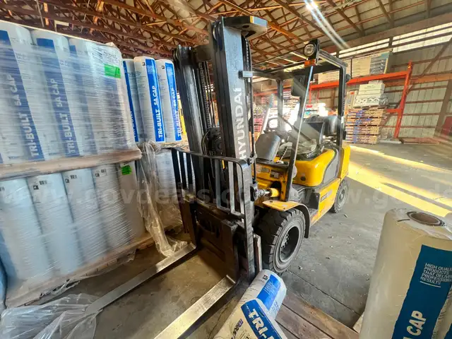 2015 Hyundai 30L-7A Pneumatic Tire Forklift