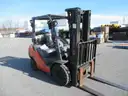 2009 Toyota 8FGU25 Solid Pneumatic Tire Forklift
