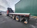 2014 Volvo VHD84B Tri/A Flatbed Truck w/ 2015 Hiab 322E-5 Hipro Knuckle Boom