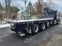 2014 Volvo VHD84B Tri/A Flatbed Truck w/ 2015 Hiab 322E-5 Hipro Knuckle Boom