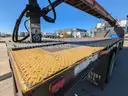2014 Freightliner M2 106 T/A Flatbed Truck w/ Cleasby FBR-6-40 Conveyor