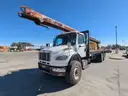 2014 Freightliner M2 106 T/A Flatbed Truck w/ Cleasby FBR-6-40 Conveyor