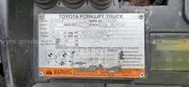 2013 Toyota 8FGU30 Pneumatic Tire Forklift