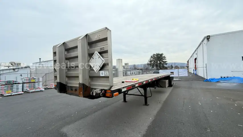 2008 Transcraft TL2000N T/A Flatbed Trailer