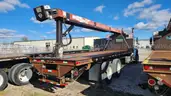 2014 Freightliner M2 106 T/A Flatbed Truck W/Cleasby RTH-3000 Roofing Conveyor