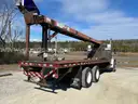 2007 Freightliner M2 106 T/A Flatbed w/Cleasby FBR-6-40 Roofing Conveyor