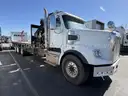 Hiab 322E-5 Hipro Knuckle Boom on 2012 Freightliner Coronado SD 112 Tri/A Flatbed Truck-*Inoperable*