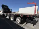 Hiab 322E-5 Hipro Knuckle Boom on 2012 Freightliner Coronado SD 112 Tri/A Flatbed Truck-*Inoperable*