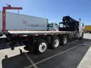 Hiab 322E-5 Hipro Knuckle Boom on 2012 Freightliner Coronado SD 112 Tri/A Flatbed Truck-*Inoperable*