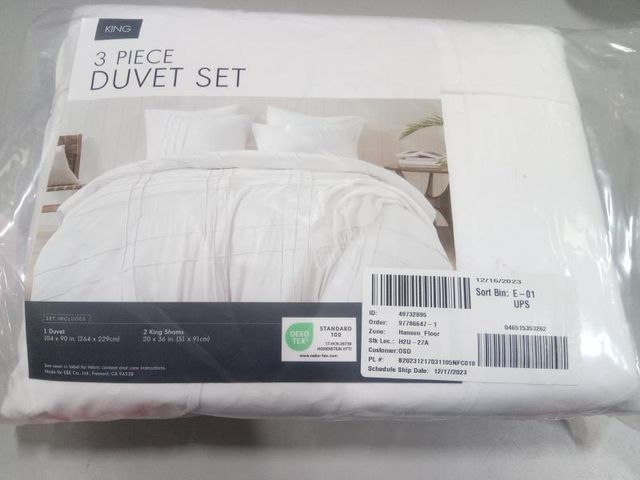 Chelsea Square Evans Pinch Pleated Soft Washed Boho Duvet Cover Set ...