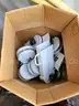 large box of nozzles, bales, and depth limiters