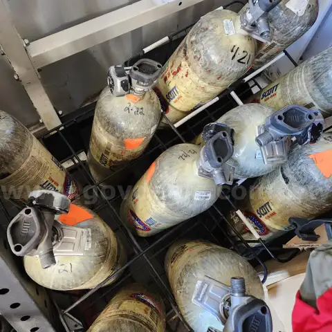 Retired SCBA cylinders
