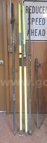 5 GPS Poles for Surveying