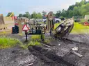 Side Mount Mower Deck &#x26; Attachment Point w Hydraulic Tank