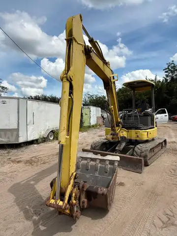 Komatsu PC50-MR2 MIDI Excavator with Open Canopy, 24&#x201D; Bucket, Dozer Blade