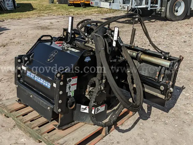 COLD PLANER, 24&#x201D; Blue Diamond Model High Flow Attachment Complete &#x26; Fully Functional