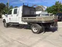 2008 GMC C5500 TOPKICK 4X4 DURAMAX 6.6L DIESEL, (C5E044) Crew Cab Flat Bed