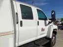 2008 GMC C5500 TOPKICK 4X4 DURAMAX 6.6L DIESEL, (C5E044) Crew Cab Flat Bed