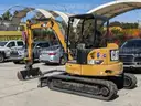 CATERPILLAR MODEL 305E3-CR Excavator 40hp Diesel, Rubber Track, Dozer Blade, Q-A Buckets