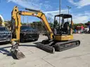 CATERPILLAR MODEL 305E3-CR Excavator 40hp Diesel, Rubber Track, Dozer Blade, Q-A Buckets