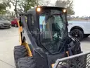 2018 John Deere Model 318G, A/C Cab, 2-Spd., Bucket & Forks with Hyd Q-A, Low Hours, Clean