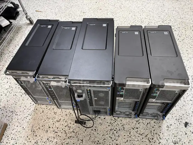 A Lot of Dell Precision Desktops