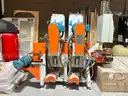 Two spindle automatic wet tile cutter ceramic tile cutting