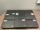 Lot of (40)Lenovo ThinkPad T480 laptops, 8th generation, with core i5 and i7, 8GB and 16GB RAM, and 256 and 512GB SSD