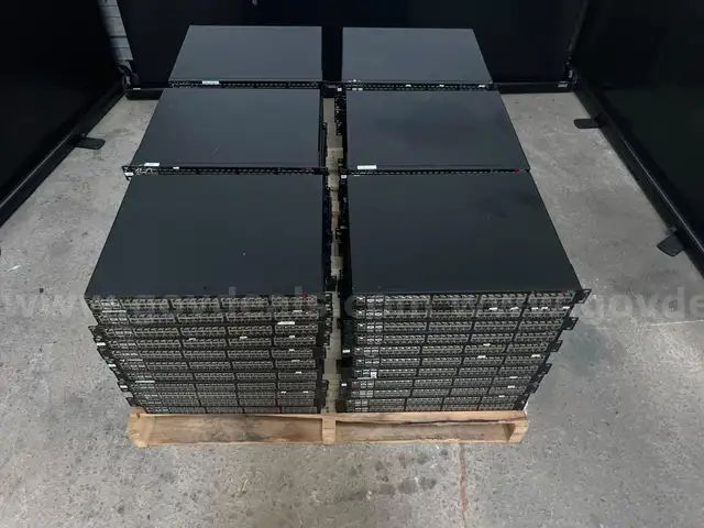 Lot of (66) Barcode ICX 6450-48P Servers Communication Systems