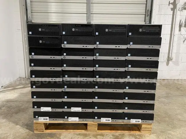 Lot of 127 HP Desktop Computers &#x2013; ProDesk 400 G4/G5 &#x26; EliteDesk 800 G6 &#x2013; Tested &#x26; Working
