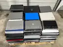 A lot of 198 Assorted Dell, HP, Apple, Asus, and more laptops