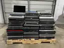A lot of 198 Assorted Dell, HP, Apple, Asus, and more laptops