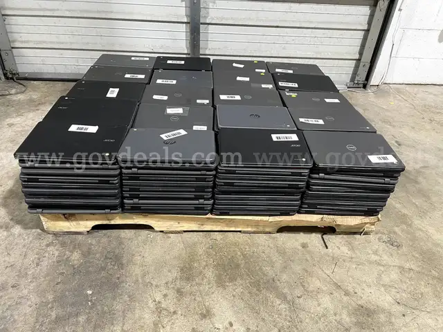 Lot of (200) Hp, Dell, and Acer Chromebooks  For Part