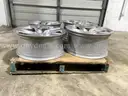 Lot of (4) OEM GM 20&#x22; Aluminum Wheels &#x2013; 20x8.5J, 6-Lug, Silver Finish
