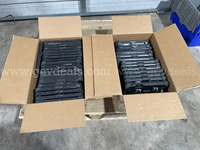 Lot of (34) Dell Latitude 7212, 7202 Rugged Extreme Tablet 8GB 128/256GB SSD For Part