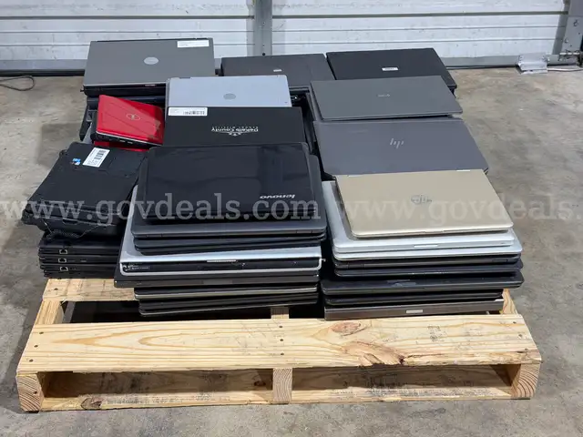 Lot of Assorted Dell Latitude, HP EliteBook, Lenovo Thinkpads, and more Laptops