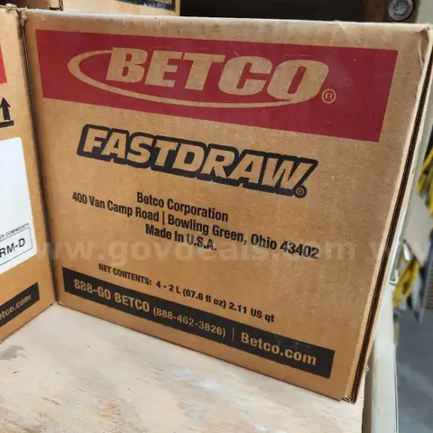 Betco FastDraw Cleaner/ Disinfectant