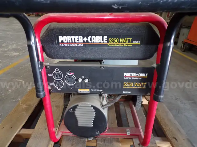 Porter Cable Generator