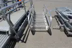 Metal Walking Platform and Stairs