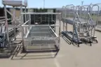 Metal Walking Platform and Stairs