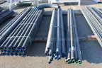 Various sizes of electrical conduit